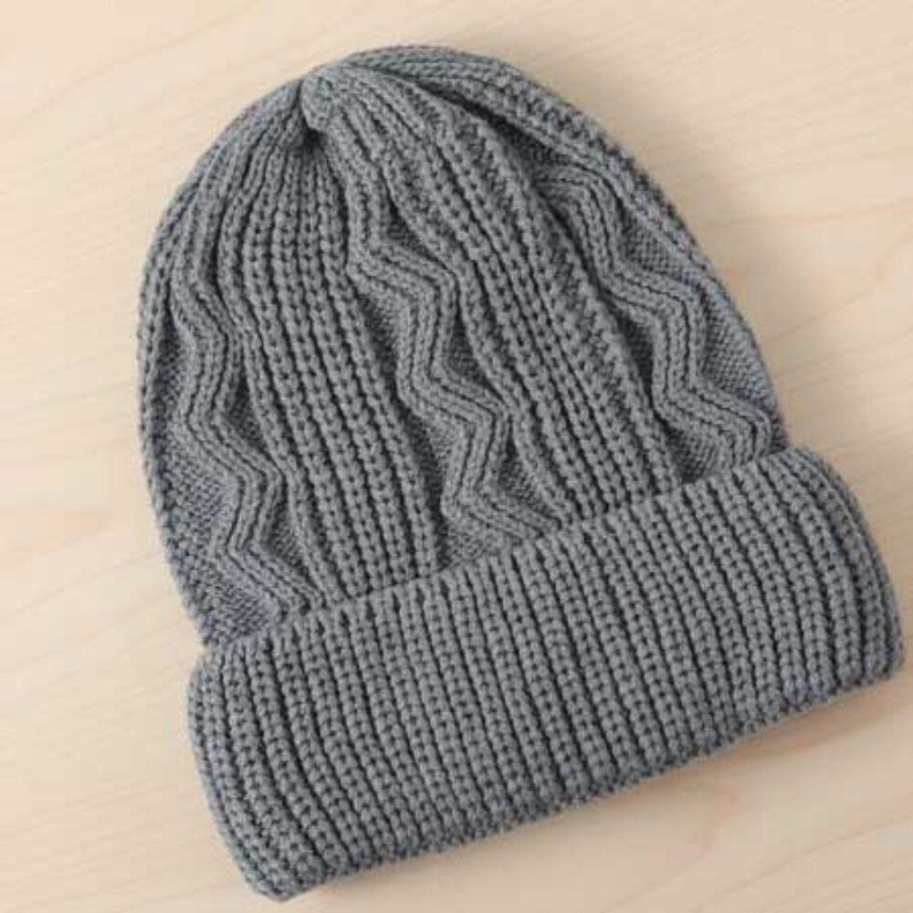 Ladies Grey Stylish Winter Hat - Picture 2 of 5